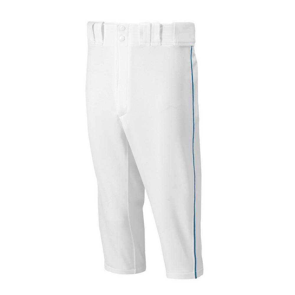 Pantalones Mizuno Premier Short Piped Hombre Blancas/Azul Marino Outlet TLVK-06379